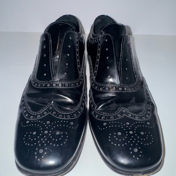 Prada Men’s Wingtip Dress Shoes Size 10 - Picture 2 of 10